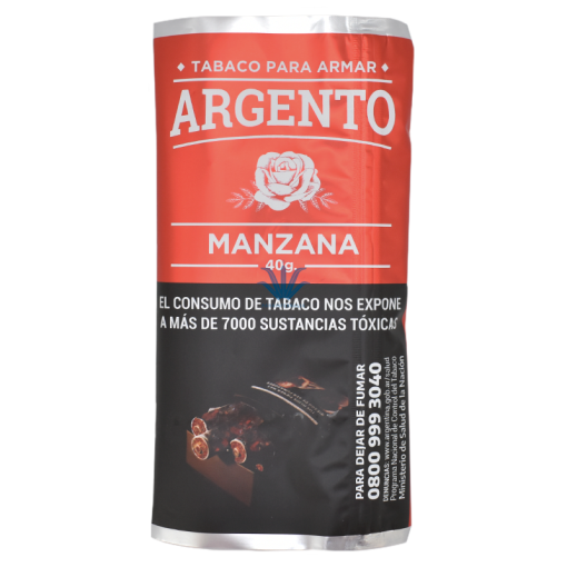 TABACO ARGENTO MANZANA x 40gr.
