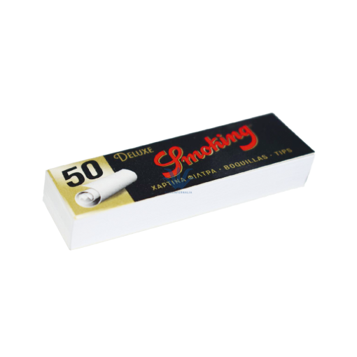 FILTROS SMOKING DE CARTON x 50