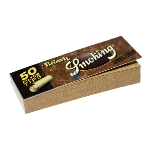 FILTROS SMOKING NO BLANQUEADOS DE CARTON x 50