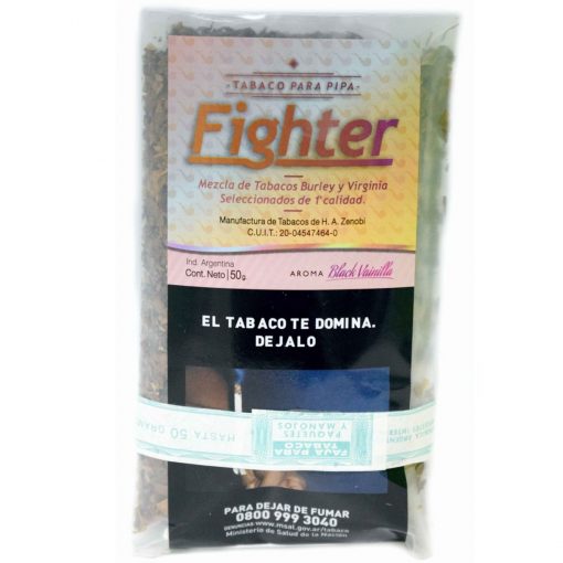 Tabaco pipa fighter veinilla black