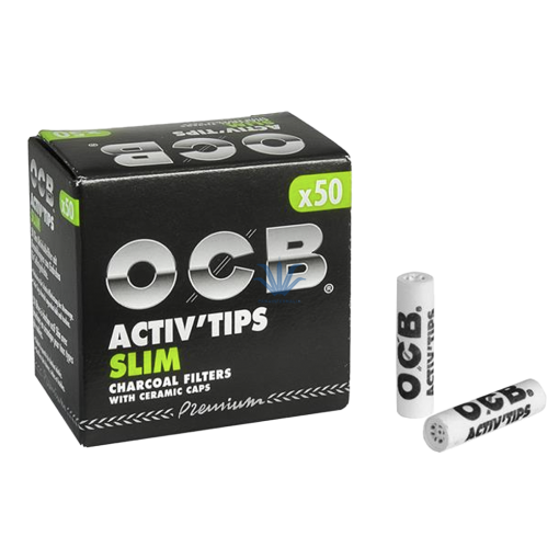 FILTROS OCB SLIM ACTIV'TIPS x 50