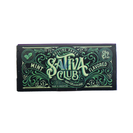 PAPEL DE CELULOSA TRANSPARENTE SATIVA CLUB MENTA 78mm