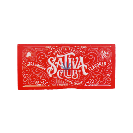 PAPEL DE CELULOSA TRANSPARENTE SATIVA CLUB STRAWBERRY