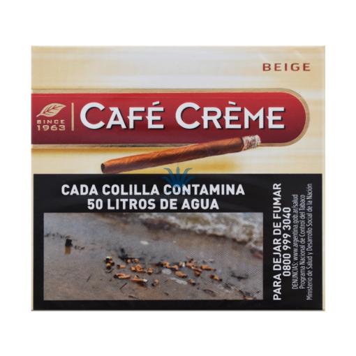 CIGARROS CAFE CREME BEIGE VAINILLA x 10u