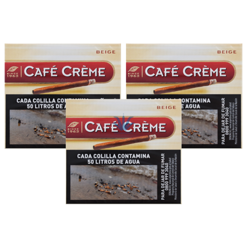 CIGARROS CAFE CREME BEIGE VAINILLA x 10u - Image 5