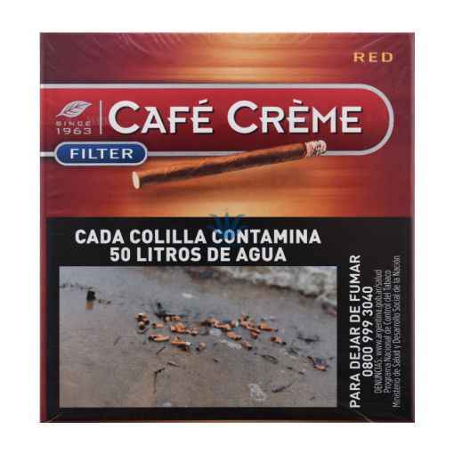 CIGARROS CAFE CREME RED AROME x 10u