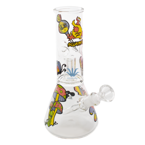 BONG GLASS ICE SQUADAFUM PRECOLADOR Y ATRAPAHIELO 22CM