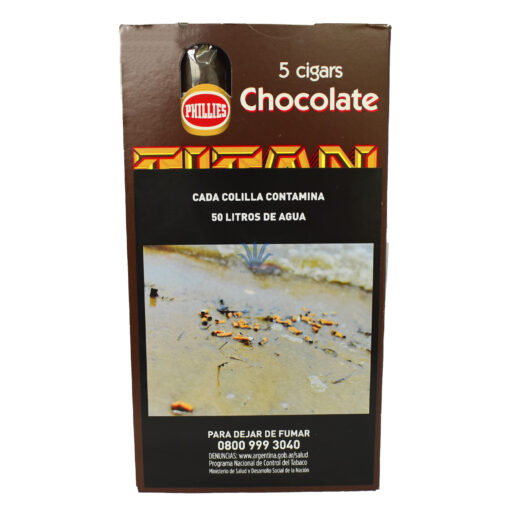 CIGARROS PHILLIES TITAN CHOCOLATE X 5