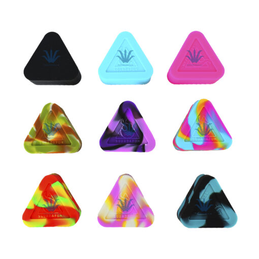 RECIPIENTE TRIANGULO DE SILICONA SQUADAFUM - Image 2