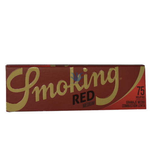 PAPEL SMOKING RED 1¼ 75 HOJAS