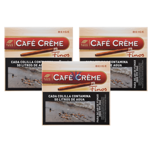 CIGARROS CAFE CREME BEIGE FINOS VAINILLA x10U - Image 5