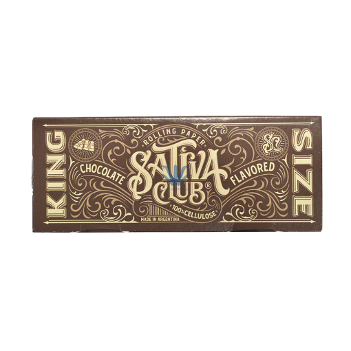 PAPEL CELULOSA SATIVA CLUB CHOCOLATE KING SIZE