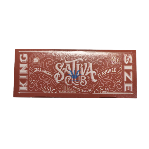 PAPEL CELULOSA SATIVA CLUB STRAWBERRY KING SIZE