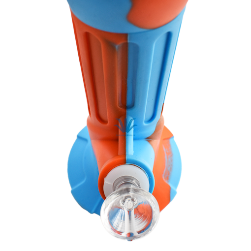 Bong Silicona Blue Orange 27cm - Image 2