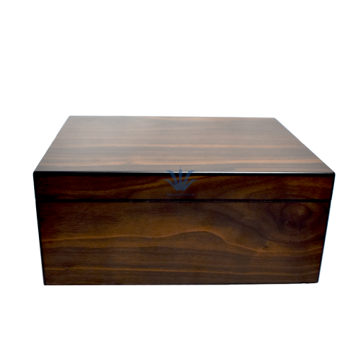 HUMIDOR DE MADERA WALNUT 20 CIGARROS