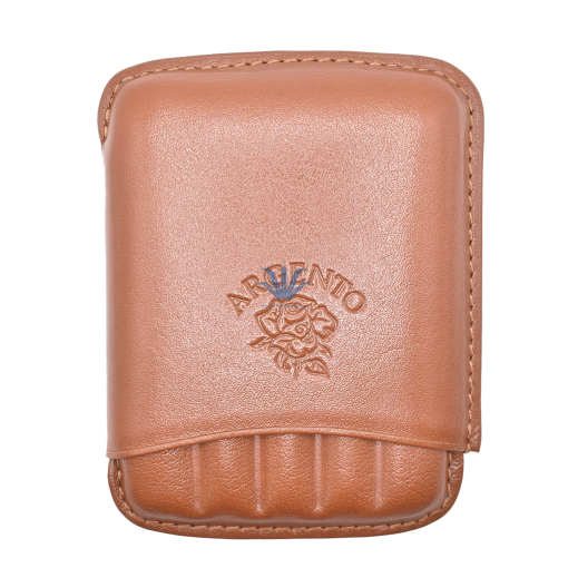 PURERA DE CUERO 5 PUROS CORONA INDIA BROWN