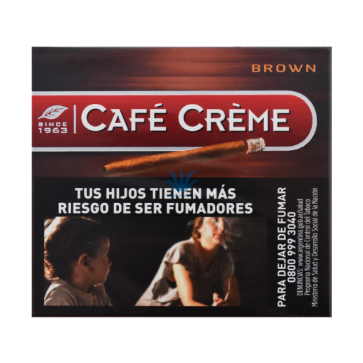 CIGARROS CAFE CREME BROWN x 10u