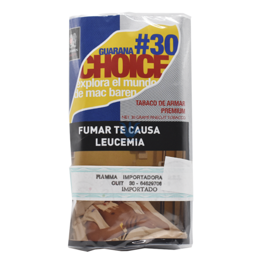 TABACO MAC BAREN CHOICE GUARANÁ 30GR