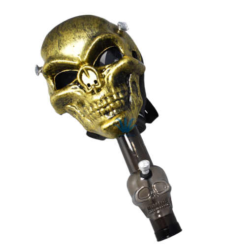 MASCARA BONG ROK CALAVERA GOLD