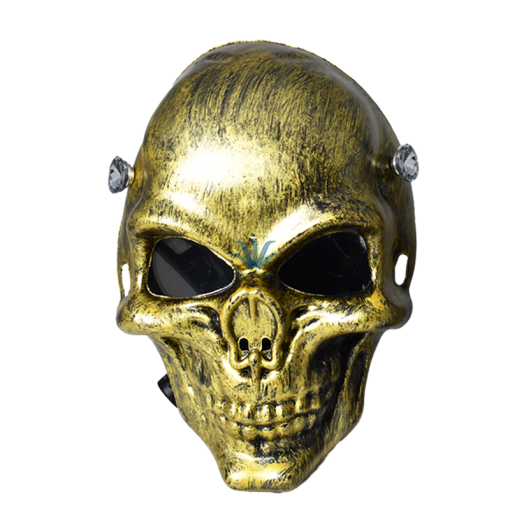 MASCARA BONG ROK CALAVERA GOLD - Image 3