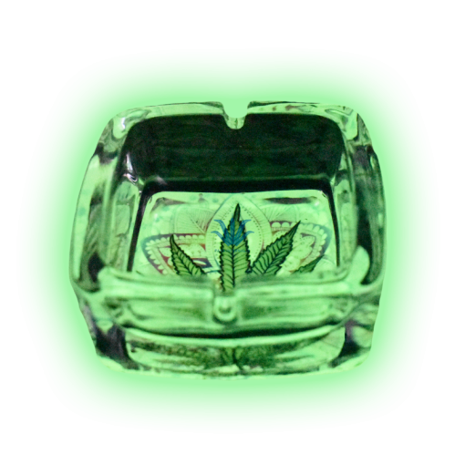 CENICERO VIDRIO GLOW IN THE DARK - Image 2