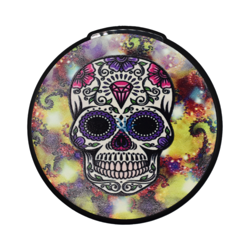 CENICERO PLASTICO CALAVERA GLOW PARA AUTO - Image 4
