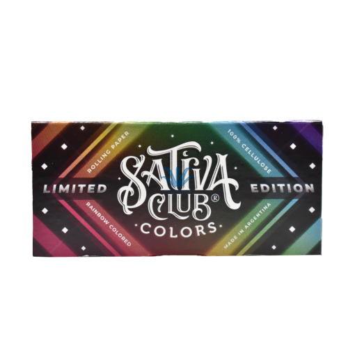 PAPEL CELULOSA SATIVA CLUB COLORS RAINBOW 1¼
