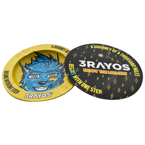 COMBO CENICERO + TAPA 3RAYOS LOBO KAI