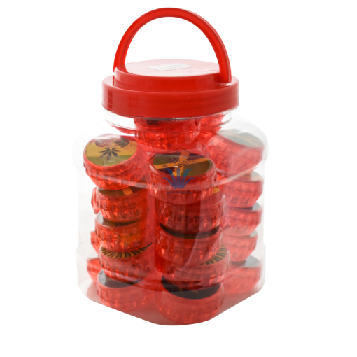 PICADOR PLASTICO CHAPITA ROJO 2 PARTES 40MM - Image 6