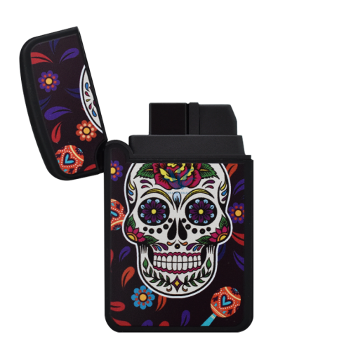 ENCENDEDOR ZENGAZ CATALITICO CALAVERA ROSA