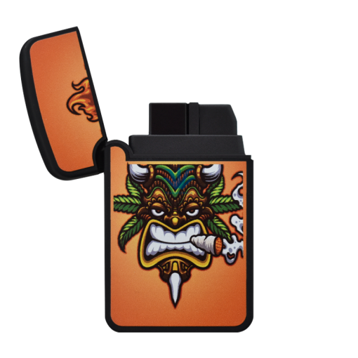 ENCENDEDOR ZENGAZ CATALITICO FLY HIGH MASCARA NARANJA