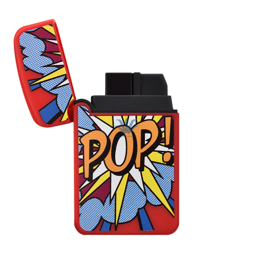 ENCENDEDOR ZENGAZ CATALITICO POP ART ROJO