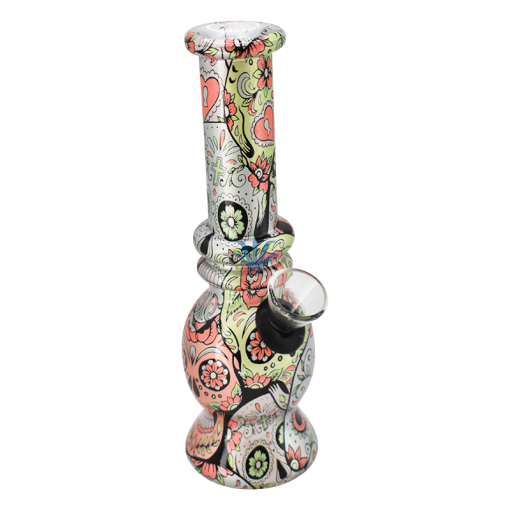 BONG VIDRIO CALAVERAS 15CM