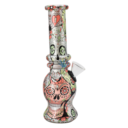 BONG VIDRIO CALAVERAS 15CM - Image 4