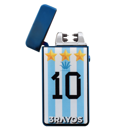 ENCENDEDOR ELECTRICO 3RAYOS FUN ARGENTINA AZUL