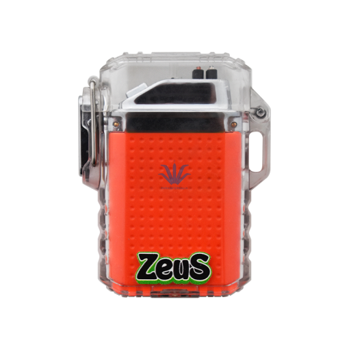 ENCENDEDOR ELECTRICO USB ZEUS TRANSPARENTE ROJO - Image 3