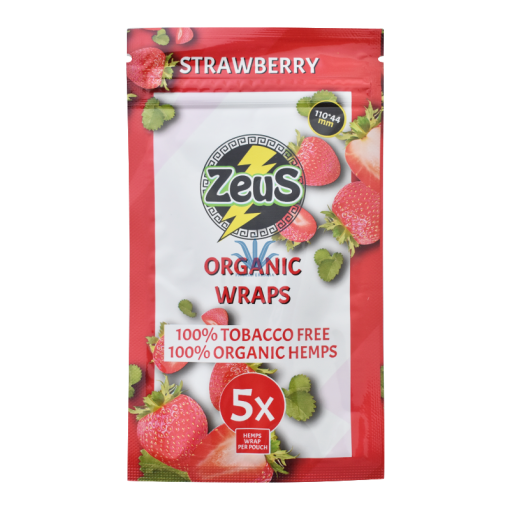 PAPEL ZEUS ORGANIC WRAP HEMP FRUTILLA