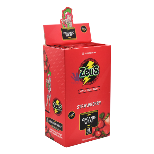 PAPEL ZEUS ORGANIC WRAP HEMP FRUTILLA - Image 5