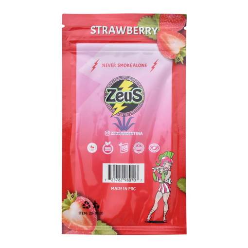 PAPEL ZEUS ORGANIC WRAP HEMP FRUTILLA - Image 2