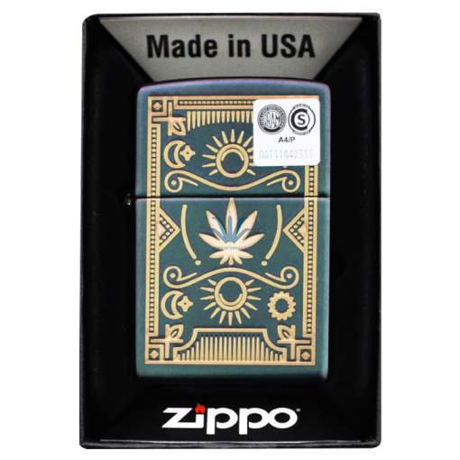 ENCENDEDOR ZIPPO 49516 CANNABIS DESIGN - Image 3