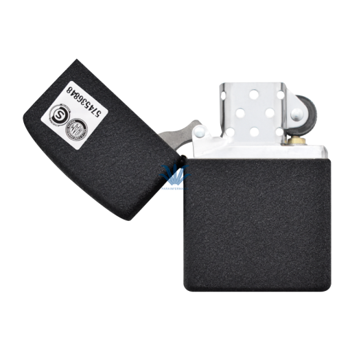 ENCENDEDOR ZIPPO REG BLACK CRACKLE PURE 236 - Image 2