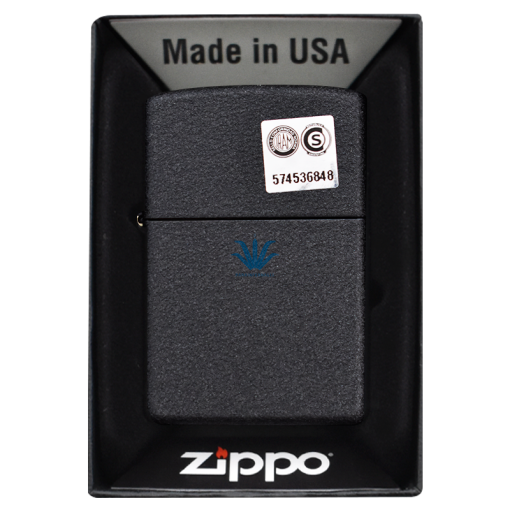 ENCENDEDOR ZIPPO REG BLACK CRACKLE PURE 236 - Image 3