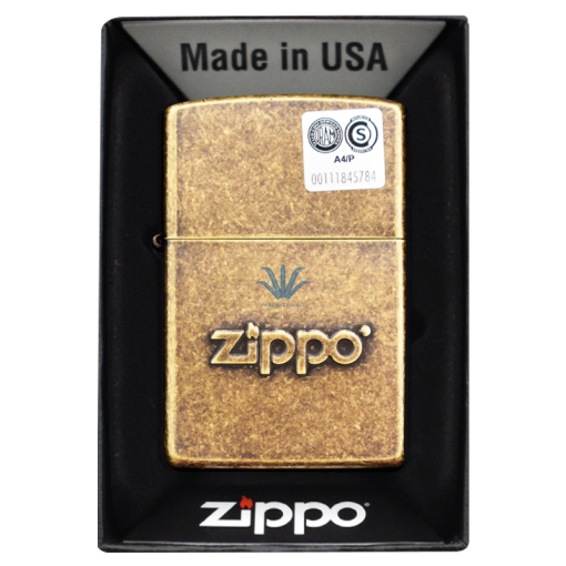 ENCENDEDOR ZIPPO STAMP ANTI BRASS 28994 - Image 3