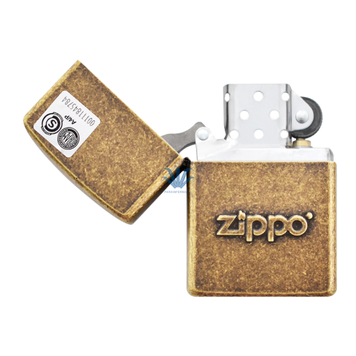 ENCENDEDOR ZIPPO STAMP ANTI BRASS 28994 - Image 2